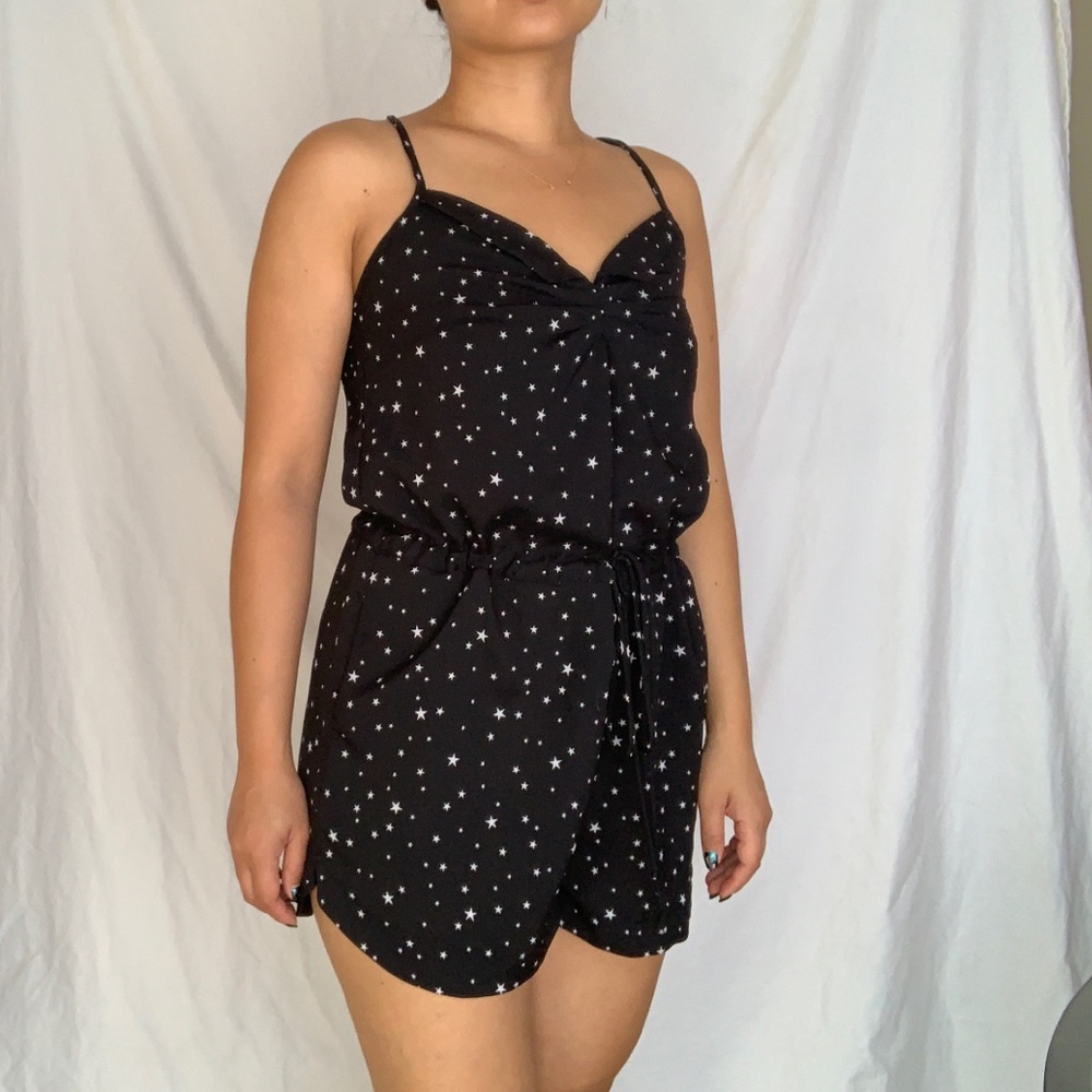 Star Print Romper